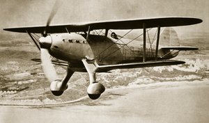 One-Man Destroyer of the Air, c.1935 (photogravure) by English Photographer
